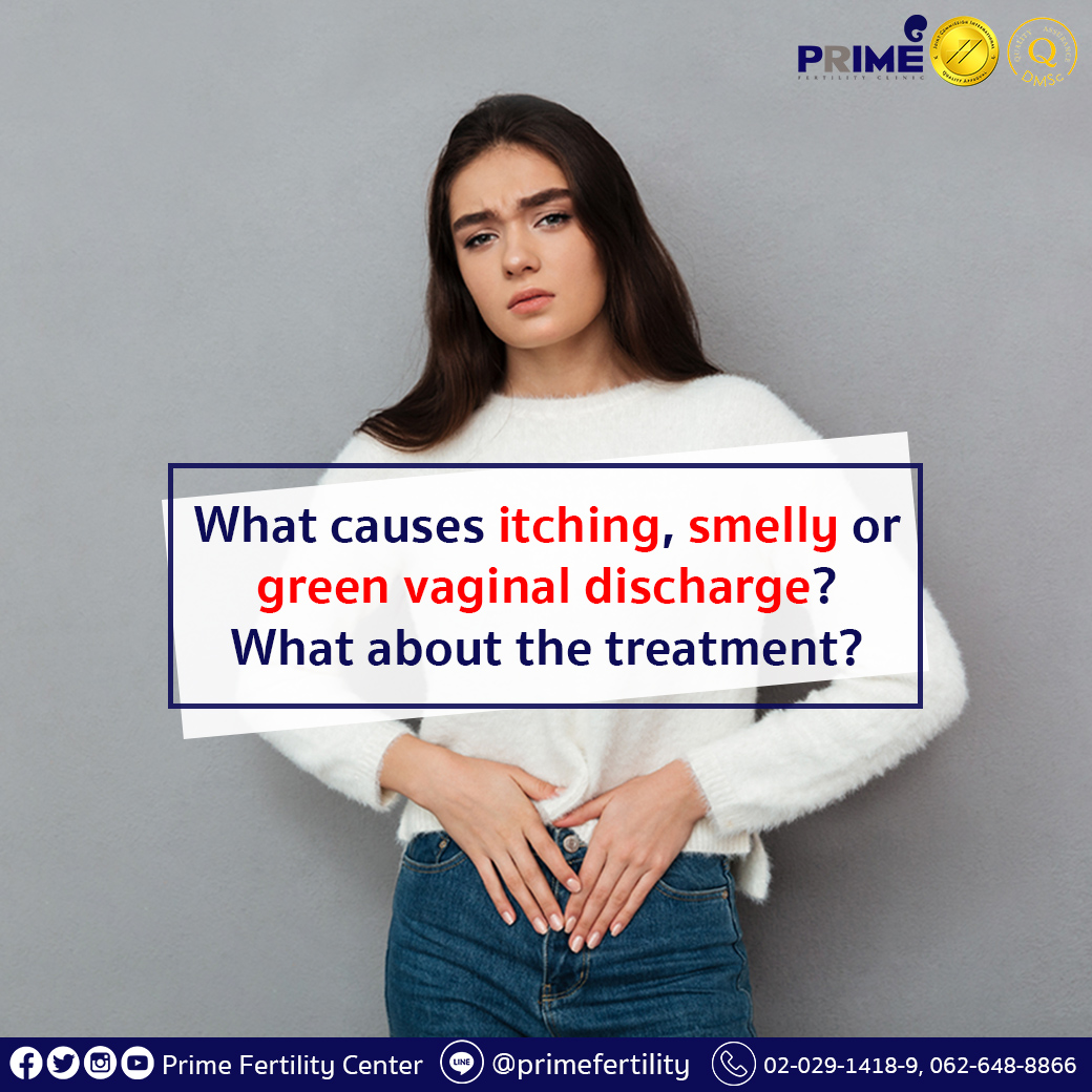 What causes itching, smelly or green vaginal discharge? (leukorrhea)