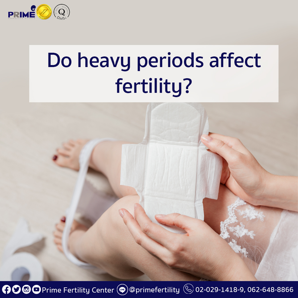 Do heavy periods affect fertility?