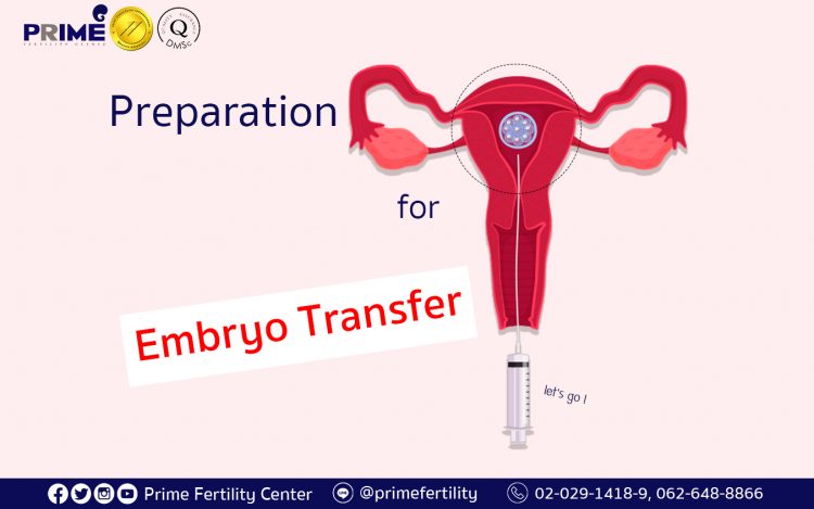 Preparation for Embryo Transfer,การเตรียมตัวก่อนย้ายตัวอ่อนเข้าสู่โพรงมดลูก,移植胚胎前的准备