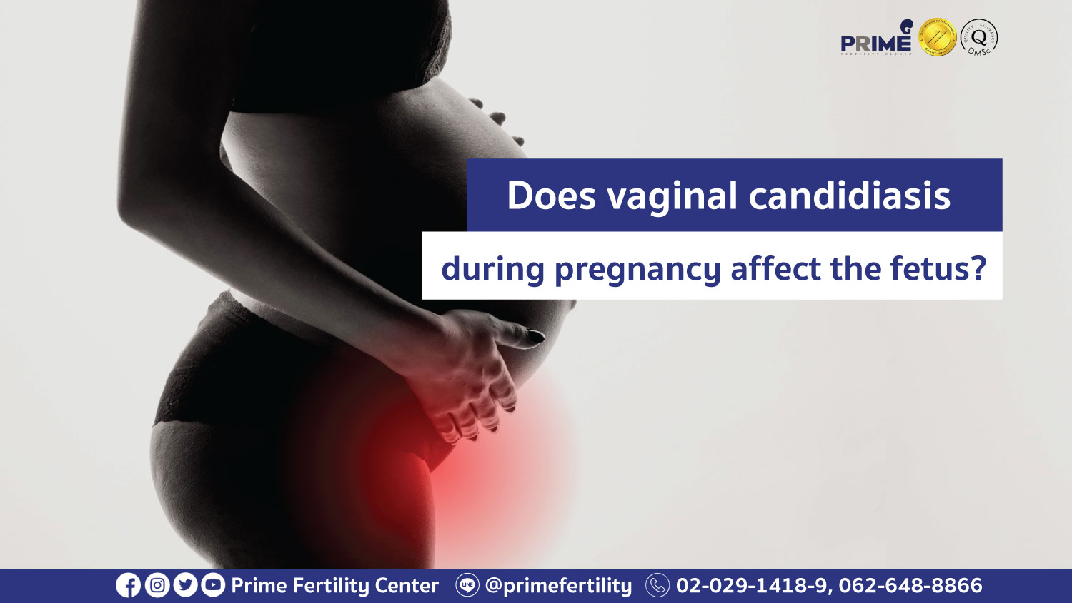 Does vaginal candidiasis during pregnancy affect the fetus?