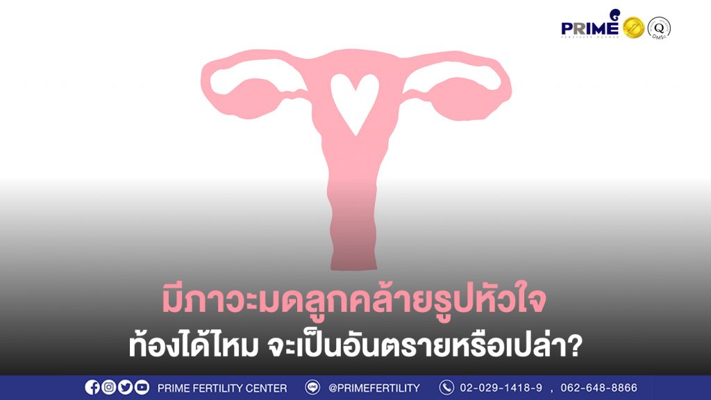 มีภาวะมดลูกคล้ายรูปหัวใจ ท้องได้มั้ย เป็นอันตรายหรือเปล่า web