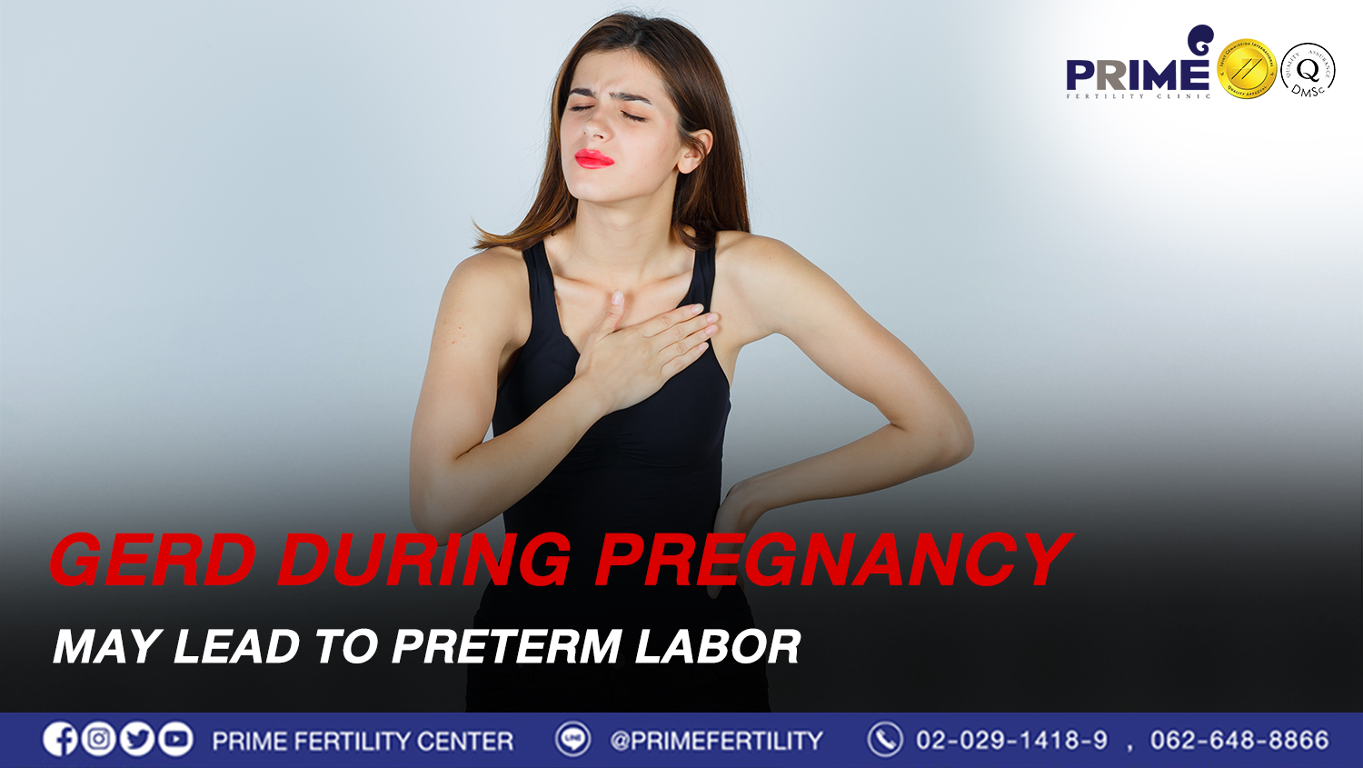 GERD during pregnancy may lead to preterm labor