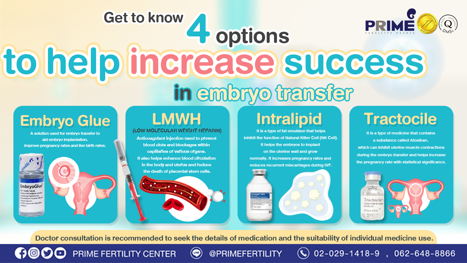 Get to know 4 options to help increase success in embryo transfer