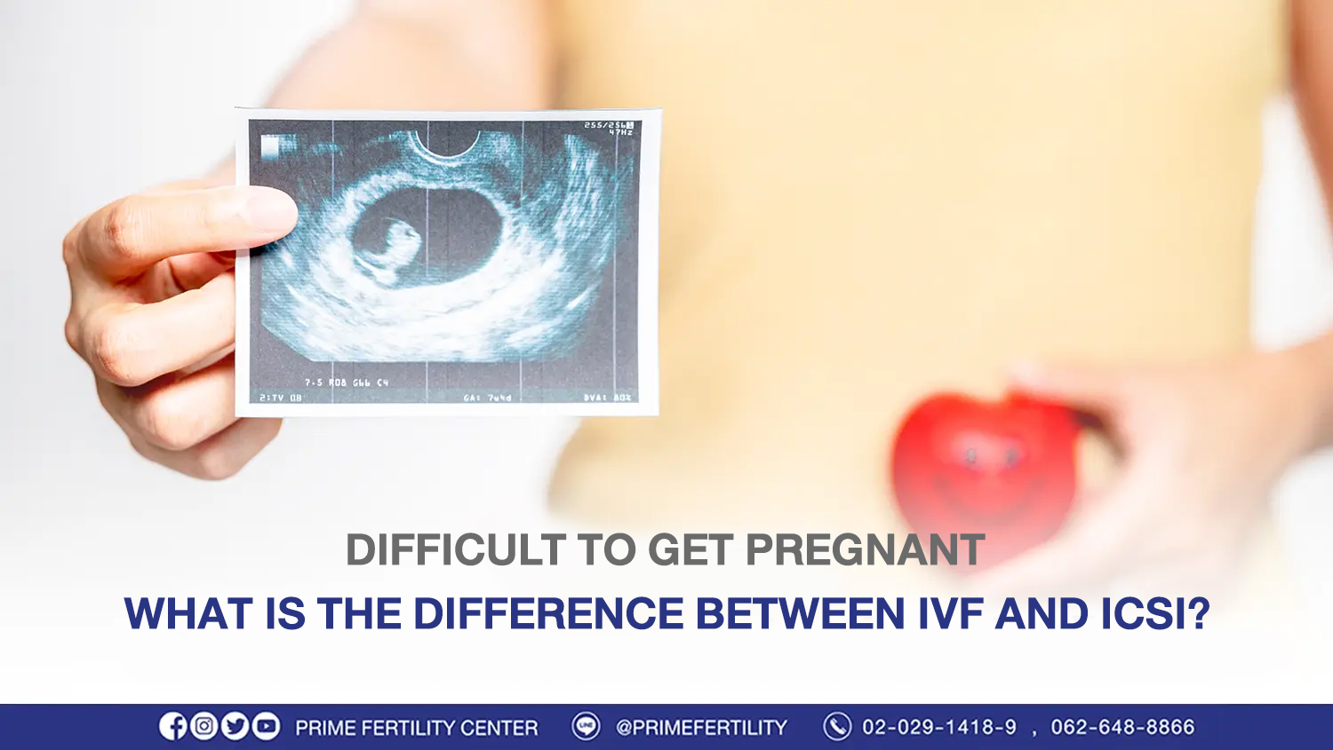 Facing infertility, no matter how hard it is, treat with IVF&ICSI to get pregnant successfully. 