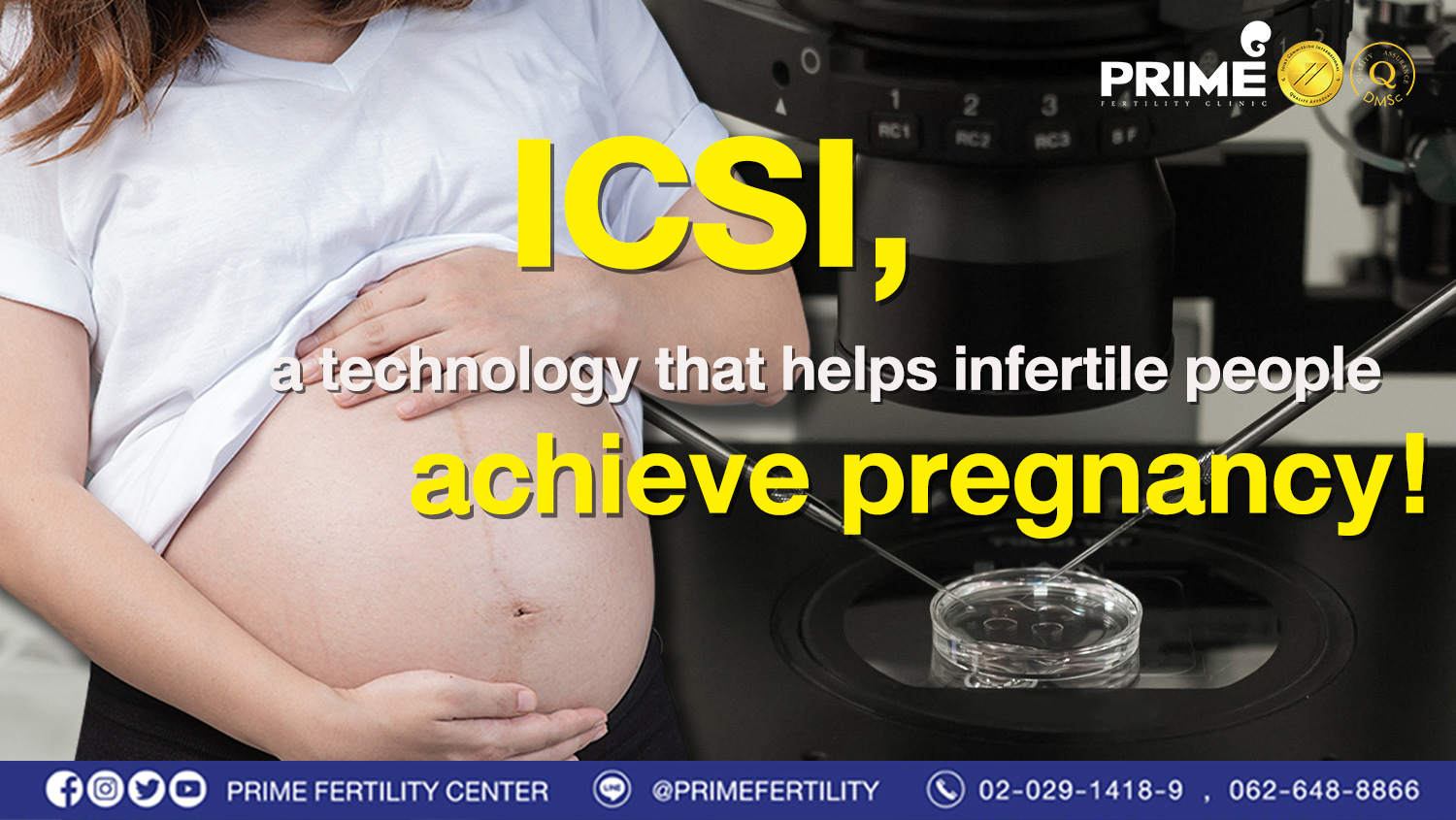 ICSI, a technology that helps infertile people achieve pregnancy!