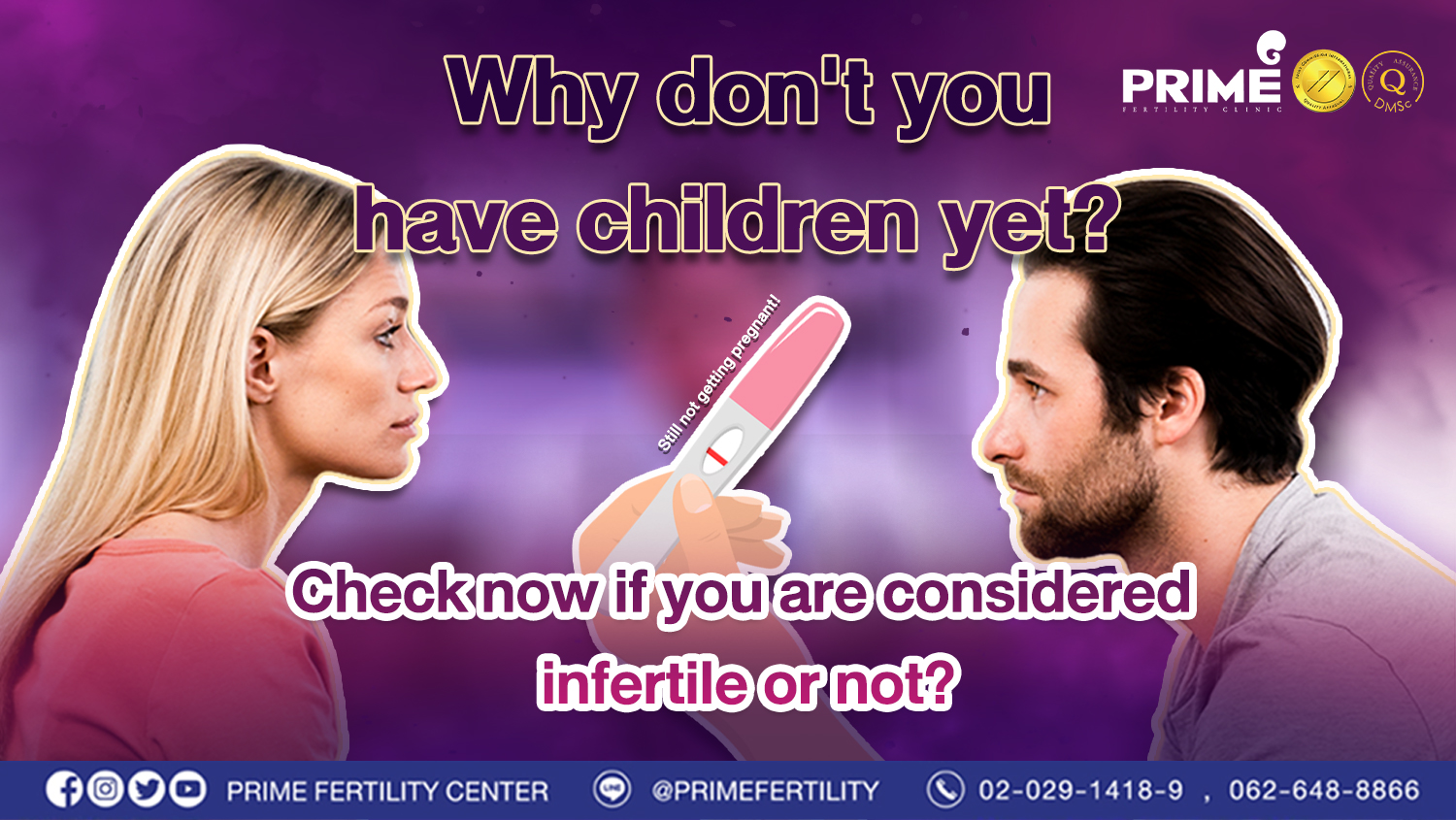 Why don't you have children yet? Check now if you are considered infertile or not.