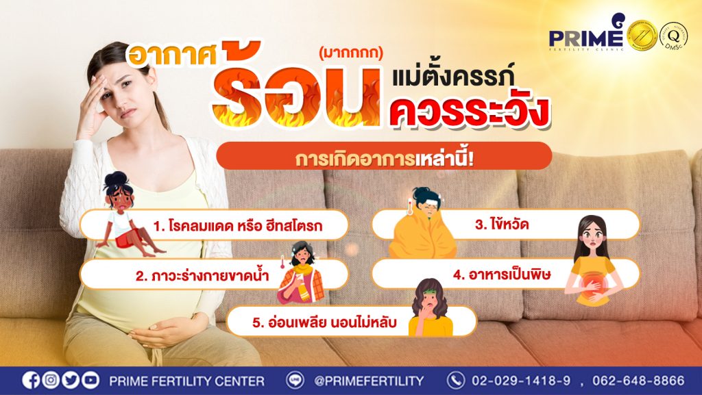อากาศร้อนมากกกก แม่ตั้งครรภ์ควรระวังการเกิดอาการเหล่านี้ web