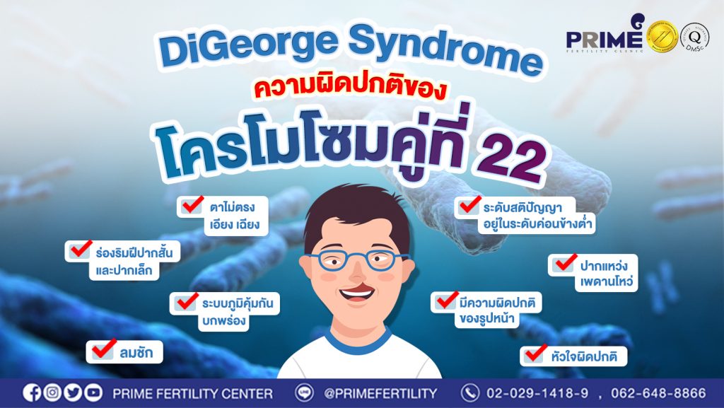 DiGeorge syndrome ความผิดปกติของโครโมโซมคู่ที่ 22 web 1