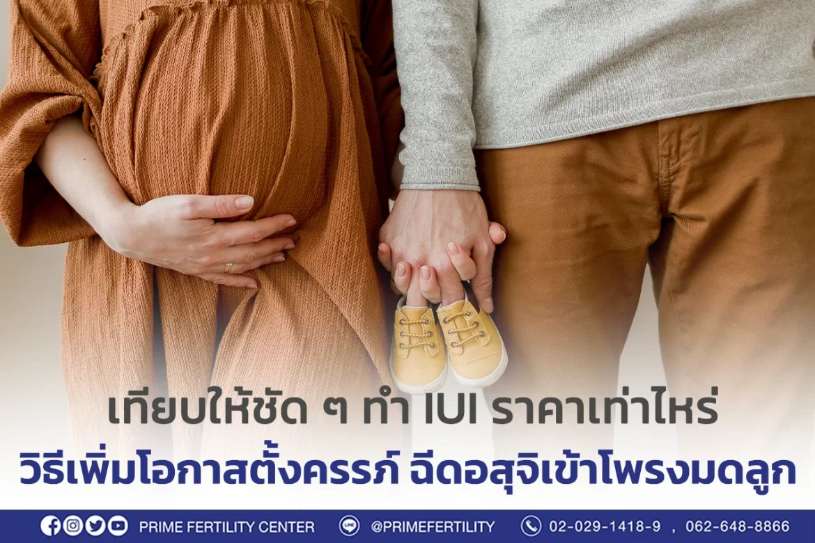 IUI ราคากี่บาท วิธีเพิ่มโอกาสตั้งครรภ์ ฉีดอสุจิเข้าโพรงมดลูก