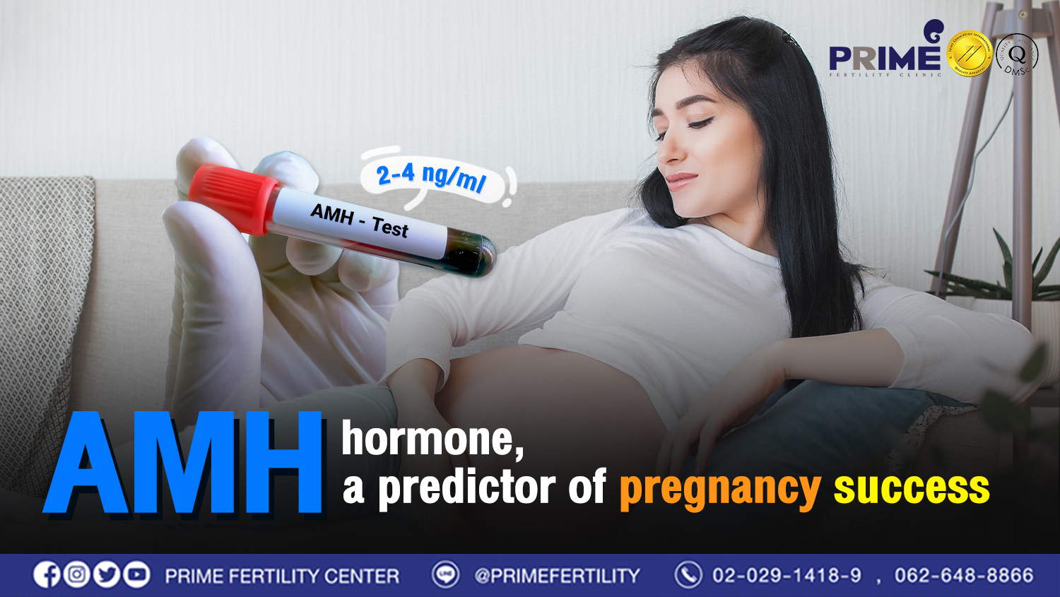 AMH hormone, a predictor of pregnancy success - คอนเทนต์แลป 4. ฮอร์โมน AMH ตัวพยากรณ์สู่ความสำเร็จในการตั้งครรภ์ web คอนเทนต์แลป 4. ฮอร์โมน AMH ตัวพยากรณ์สู่ความสำเร็จในการตั้งครรภ์ web